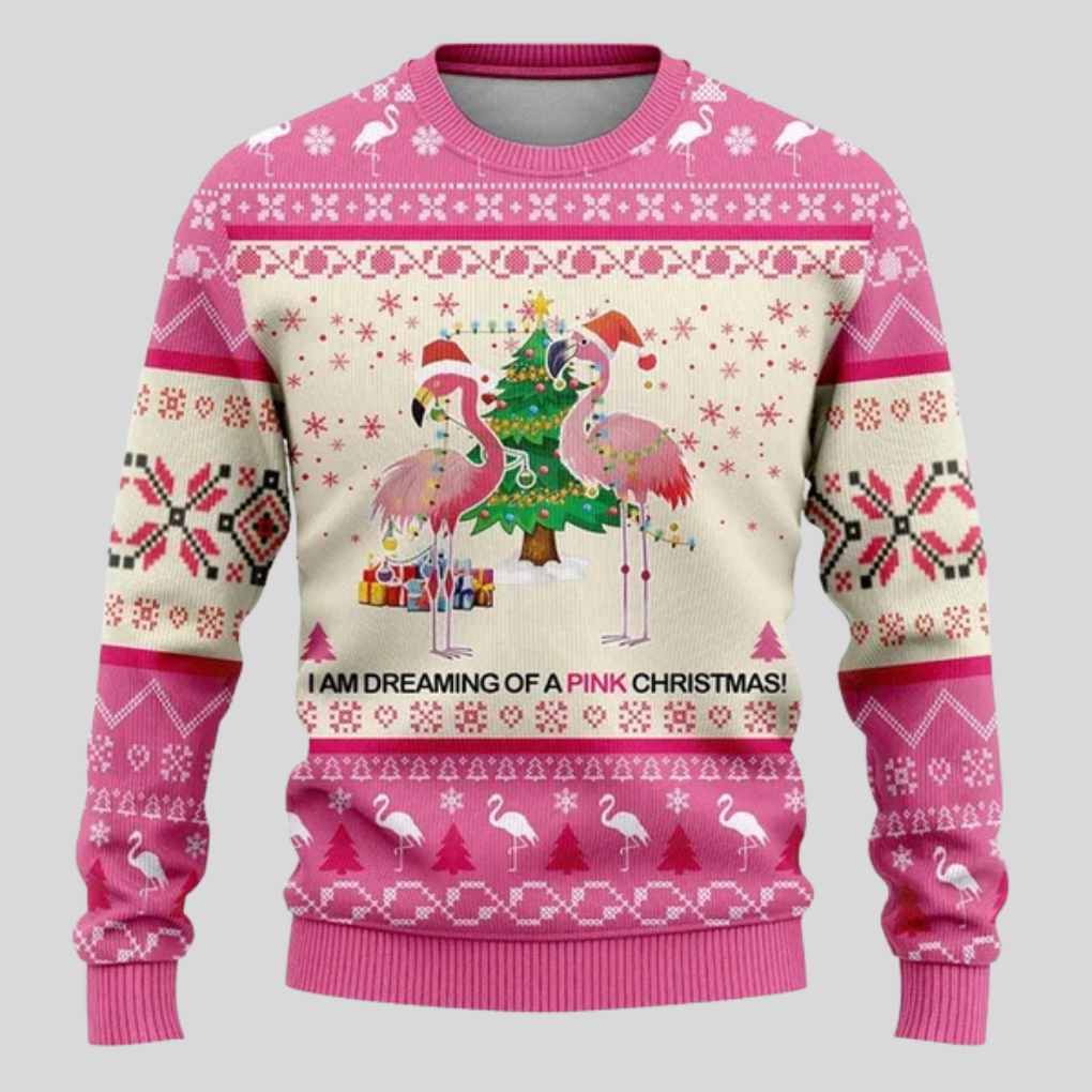 Warme heren wintertrui met gedetailleerde ijsbeer. Trendy gebreide kersttrui, perfecte casual kleding voor de feestdagen.