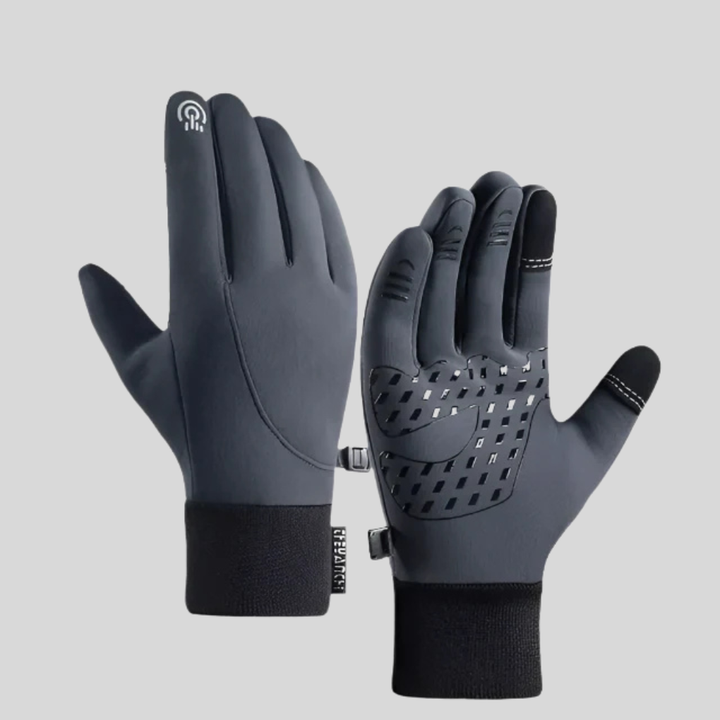Heren winterhandschoenen, touchscreen-compatibel en weerbestendig, ideaal voor buitensport en fietsen in koud weer.