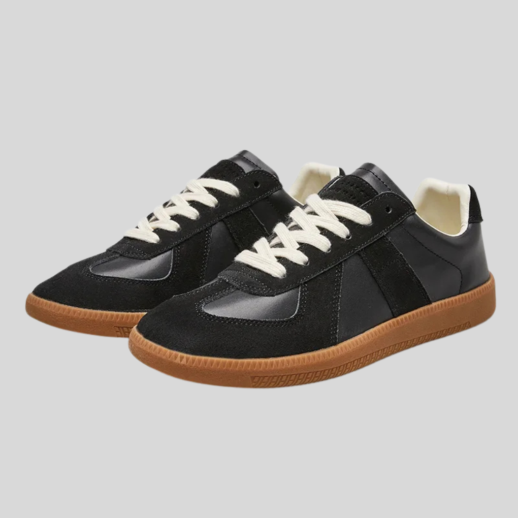 Chunky heren retro sneakers met hoge platformzool voor een opvallende vintage streetwear look. Comfortabel.