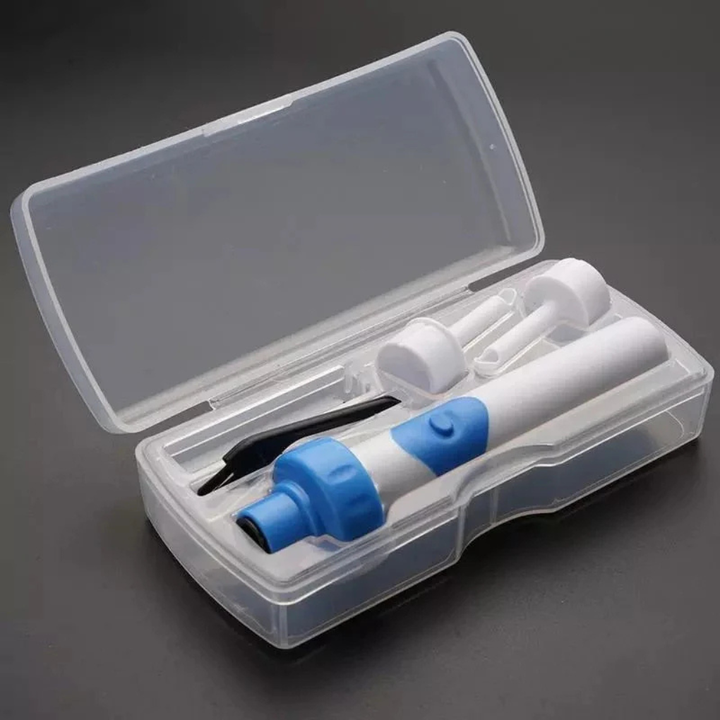 Draadloze elektrische oorreiniger, USB-oplaadbaar, met zachte zuigkracht voor optimale oorverzorging.