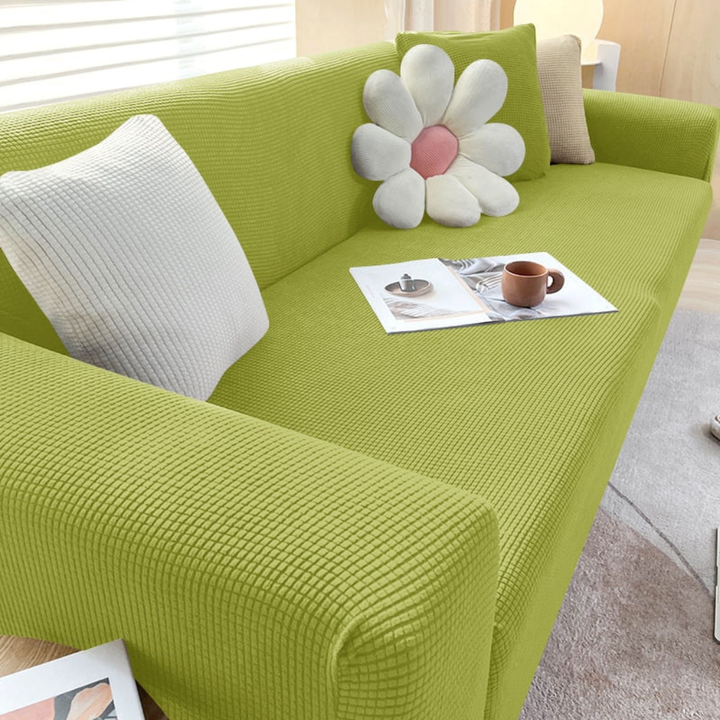 Design StretchGuard bankhoes: Moderne bankovertrek voor een stijlvolle woonkamer, flexibel en makkelijk te onderhouden.