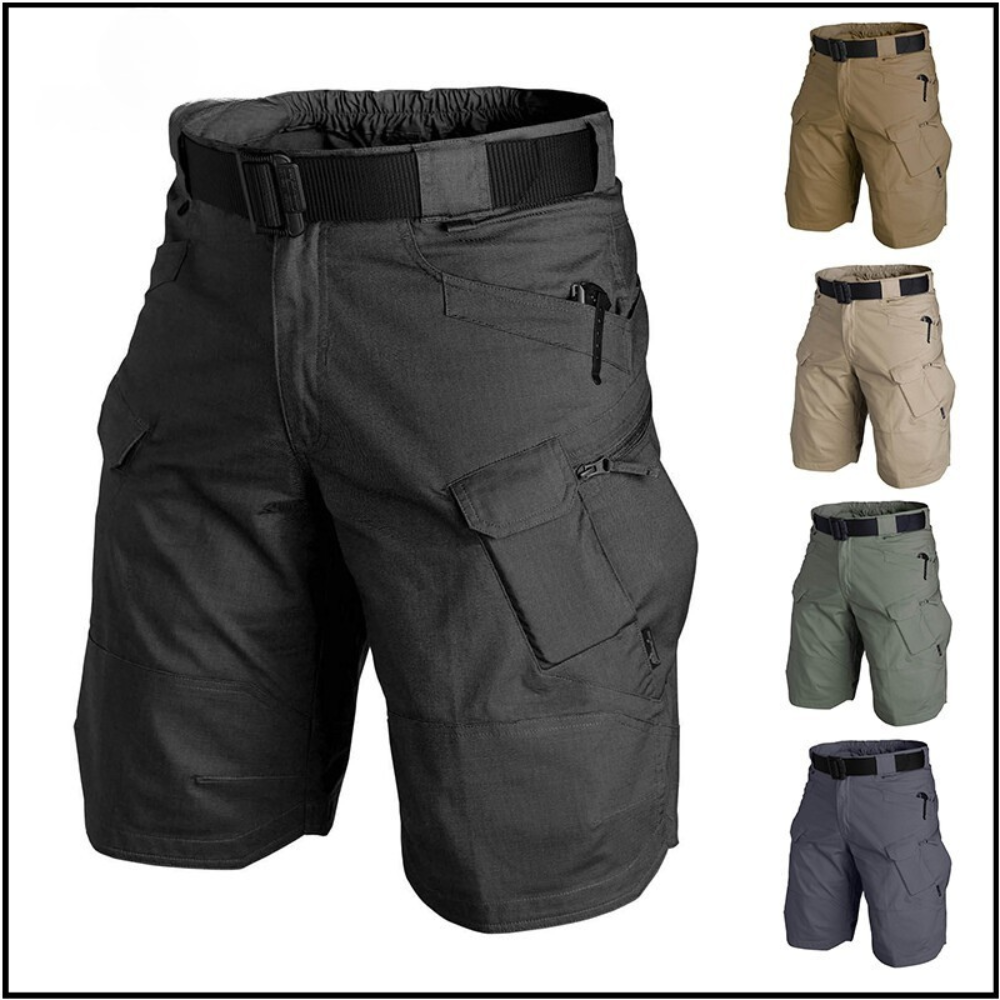 Modieuze VLIZO heren cargo korte broek, veelzijdig inzetbaar voor stedentrips of outdoor activiteiten.