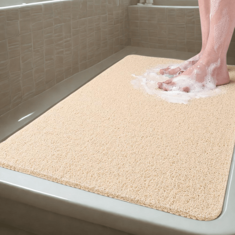 Comfortabele antislip douchemat met snel drogend afvoersysteem, essentieel voor veilige en hygiënische badkamers.