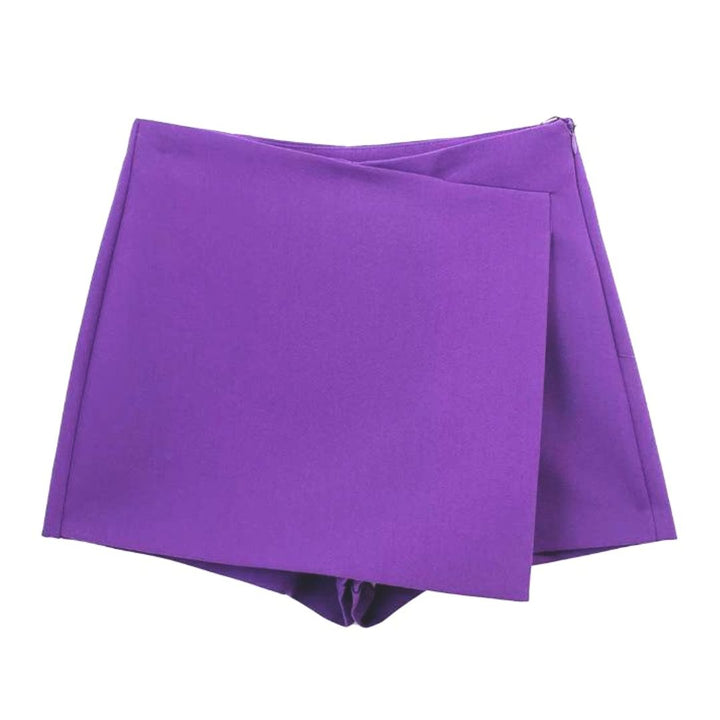 Zomerse chic: dames asymmetrische skort, comfortabel en trendy design.