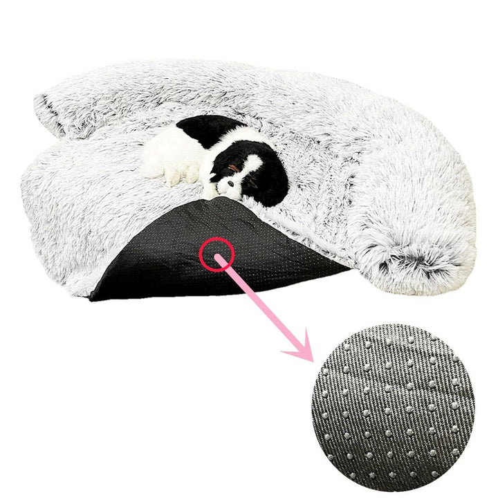 Zacht huisdierenbed voor ultiem comfort; wasbaar, antislip en waterdicht voor alle honden en katten.