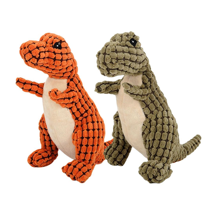 Hondenspeelgoed: Zachte dinosaurus knuffel voor veilig en actief speelplezier van uw huisdier.