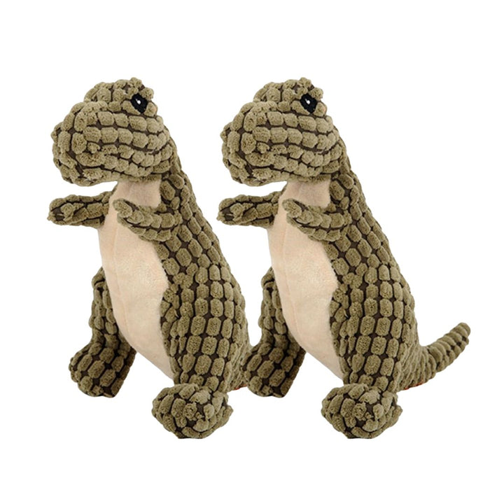 Je hond wordt actief en blij met dit duurzame, zachte dinosaurus speeltje. Bevordert welzijn.