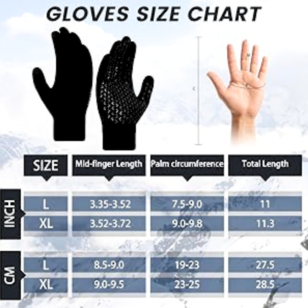 Rowan unisex thermische touchscreen winterhandschoenen, perfecte accessoires voor warmte en comfort buiten.