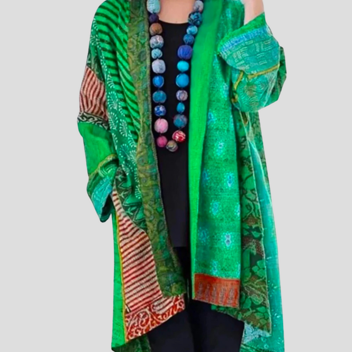 Elegant dames vest met lange mouwen, een open cardigan voor een moeiteloos stijlvolle damesmode look, perfect voor elke gelegenheid.