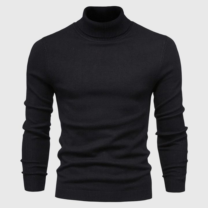Warme en stijlvolle heren coltrui, een essentieel kledingstuk voor de moderne man.