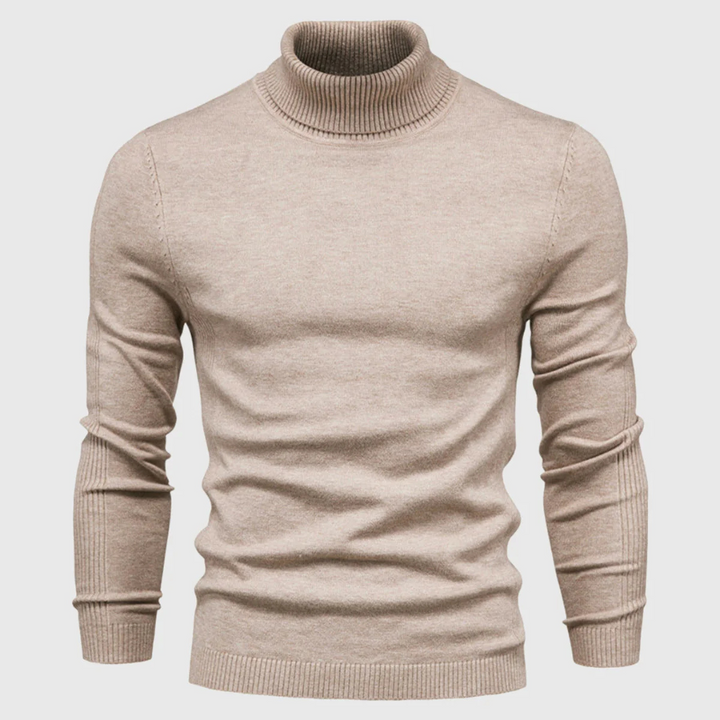 Gebreide heren coltrui, comfortabel en veelzijdig voor zowel casual als stijlvolle outfits.