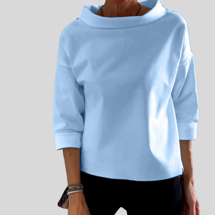 Comfortabele casual dames top, ideaal als zomer top of laagjeskleding. Strakke pasvorm, diverse kleuren, maten S-3XL.