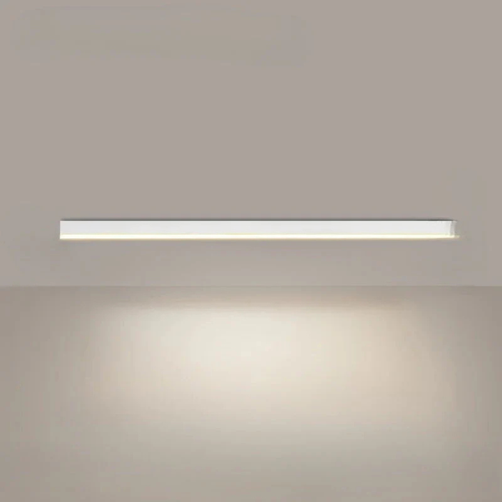 Energiezuinige LED-plafondlamp 80cm. Strak design voor een modern interieur, met dimbare sfeerverlichting.
