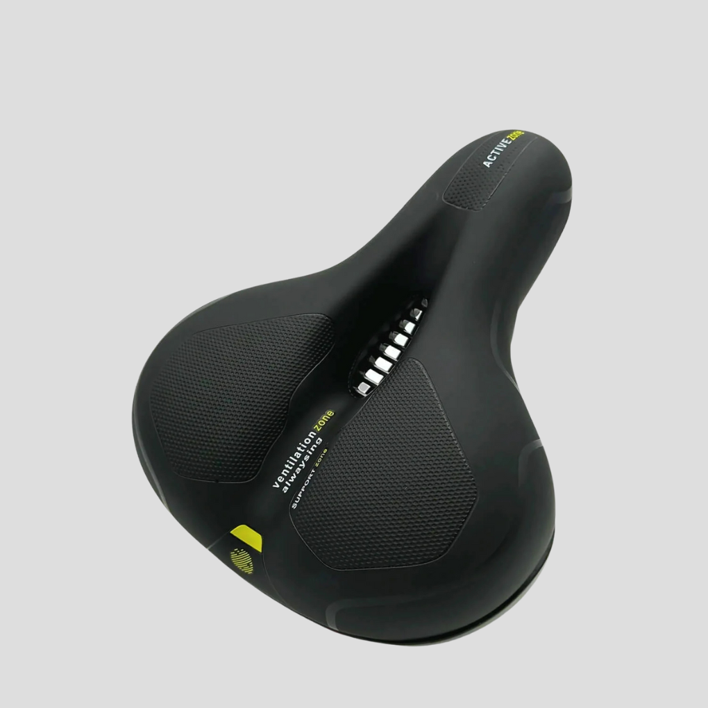 Geniet van optimaal fietscomfort met dit ergonomische universele zadel, vermindert drukpunten effectief.