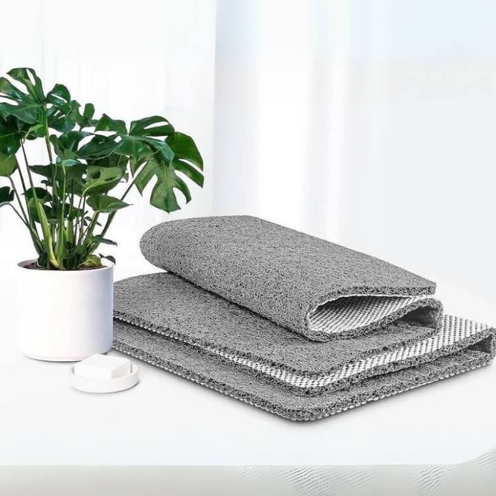 Vrolijke gele antislip douchemat, sneldrogend en veilig badkameraccessoire.