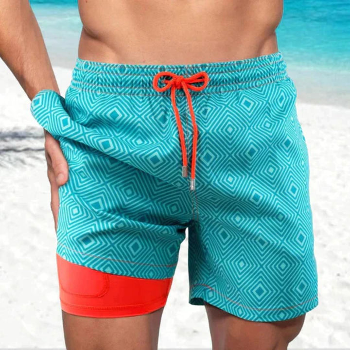 Trendy heren zwemshorts, veelzijdige strandkleding en zwemoutfit voor de modebewuste man.