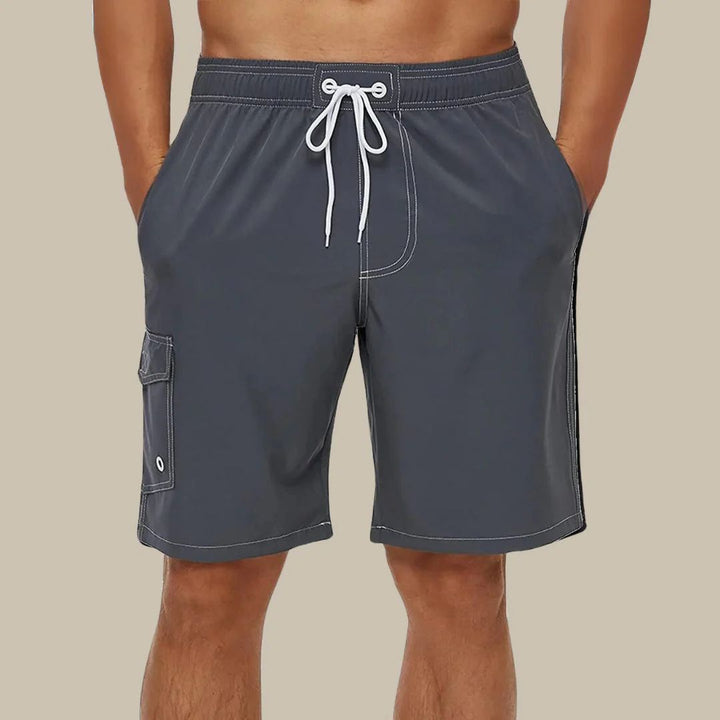 Moderne heren zwembroek, comfortabele sneldrogende boardshort voor een stijlvolle zomer en strandvakantie.