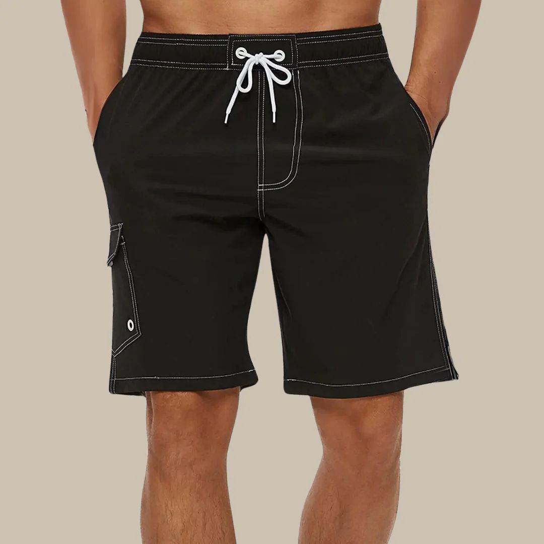 Stijlvolle heren zwembroek, comfortabele sneldrogende boardshort voor elke zomeractiviteit.