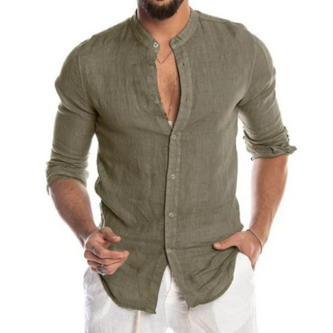 Heren overhemd voor luxe comfort en tijdloze stijl. Perfect voor casual en formele gelegenheden.