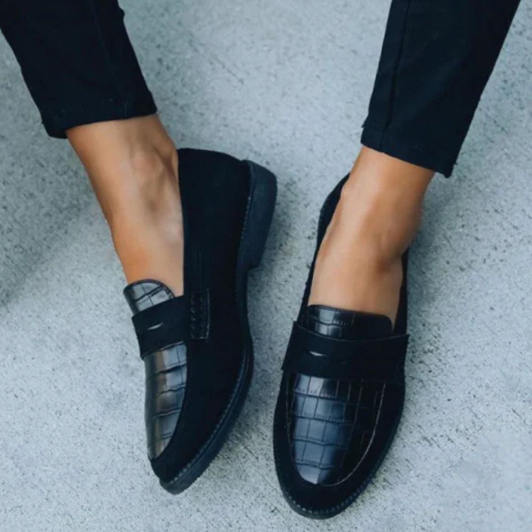Comfortabele Mila dames loafers met platte zool, een veelzijdige en stijlvolle keuze voor elke gelegenheid.