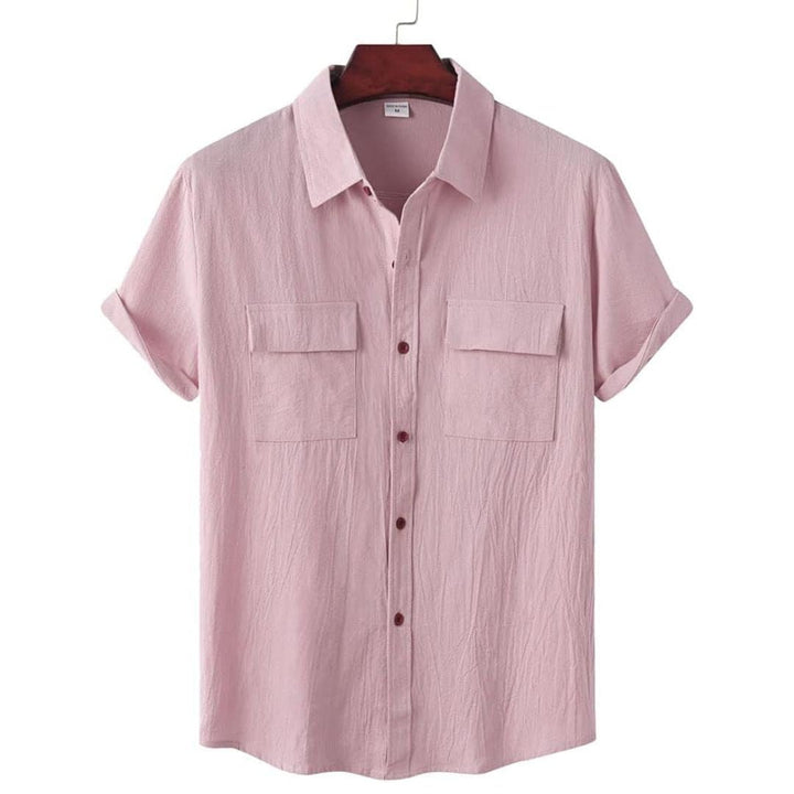 Stijlvolle dames blouse met korte mouwen in lichte stof; perfecte zomerkleding en shirts & tops.