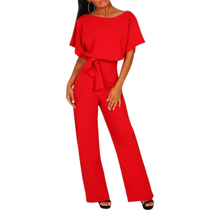 Luchtige dames jumpsuit met een moderne pasvorm. Elegant en comfortabel voor diverse gelegenheden. [[lstfy-media:4]]