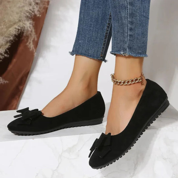 Elegante zwarte dames ballerina's met superieur comfort en een tijdloze uitstraling.