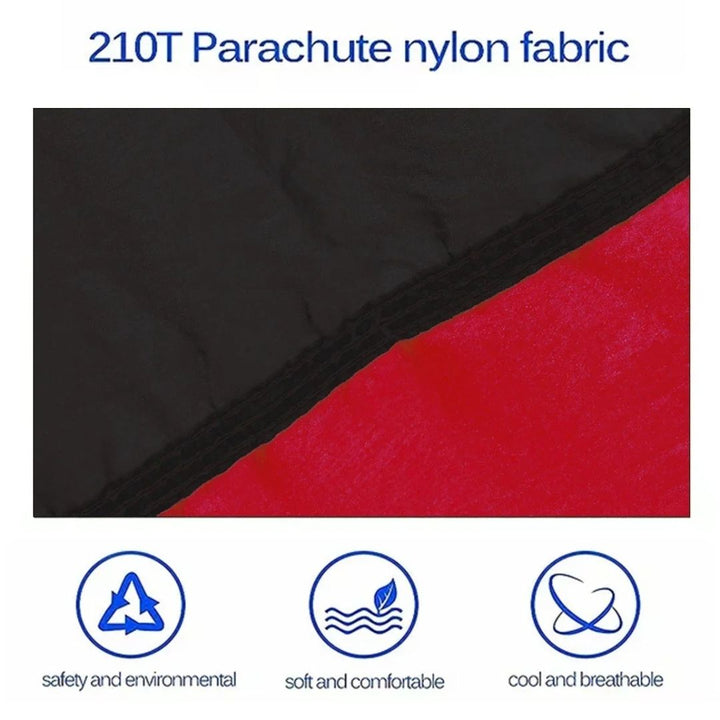 Nylon hangmat set met stevige bevestigingsbanden, compleet voor outdoor & reisgebruik.