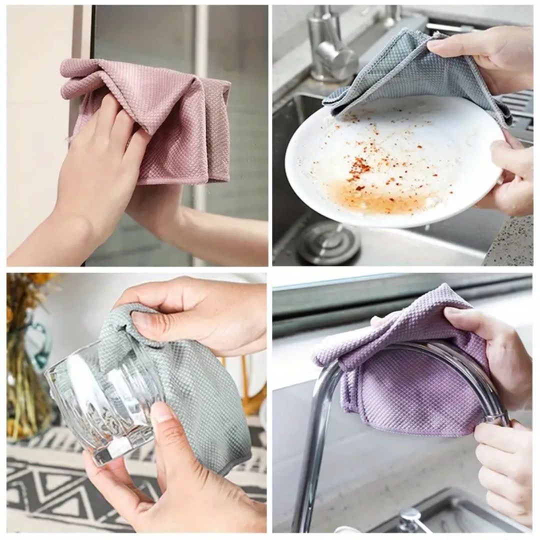 Effectieve diamant schoonmaakdoekjes voor de keuken. Verwijdert vet en vuil en laat oppervlakken stralend schoon achter.