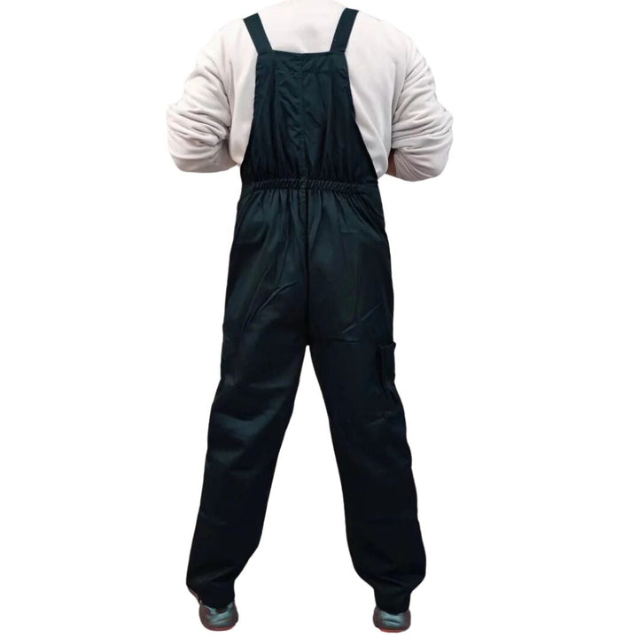Grijze unisex werkoverall, beschermend en duurzaam, met handige zakken; perfecte werkkleding voor elke klus.