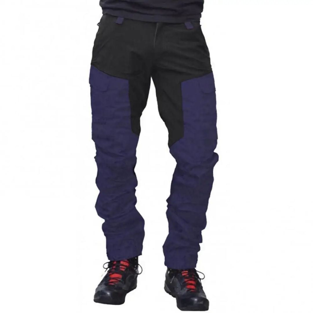 Oranje heren tactische cargo werkbroek, stevig en waterdicht, perfect voor professionele werkkleding.