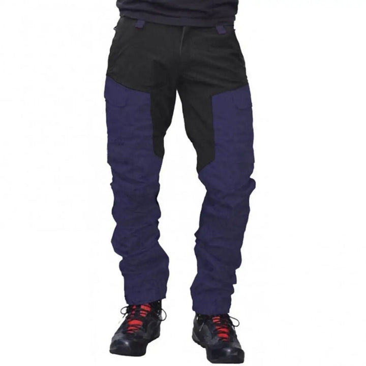 Oranje heren tactische cargo werkbroek, stevig en waterdicht, perfect voor professionele werkkleding.