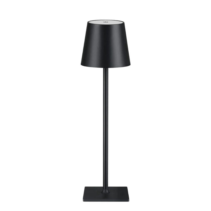 Oplaadbare LED bureaulamp Caroline met USB, draadloos en stijlvol design, wit.