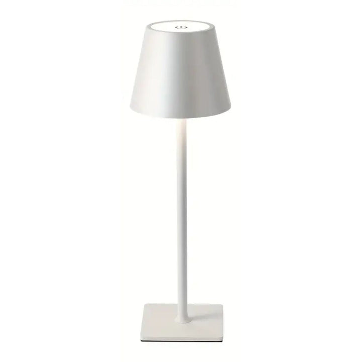 Moderne Caroline USB LED tafellamp, oplaadbaar, ideaal voor kantoor en huisdecoratie.