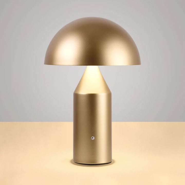 Led paddenstoel lamp, draadloos en met touch sensor, een uniek modern design object voor interieur.
