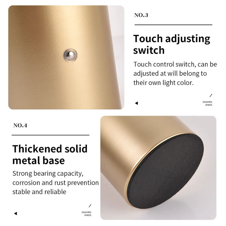 Touch bediening paddenstoel led lamp, creëert gezellige sfeer in elke kamer, draadloos gemak.
