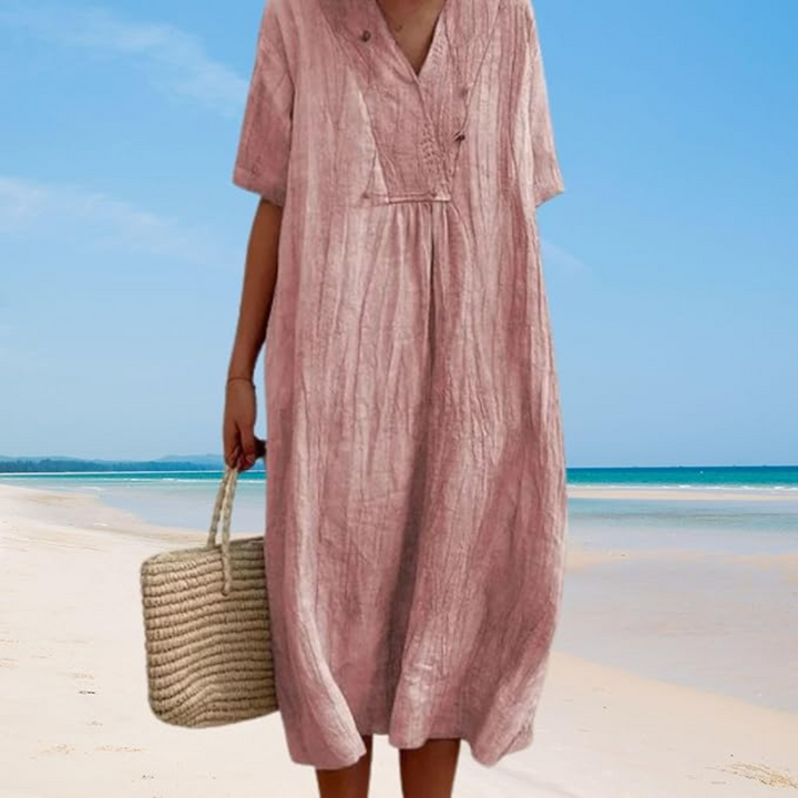 Dames casual losse zomerjurk Lucia voor optimaal comfort en een relaxte stijl.