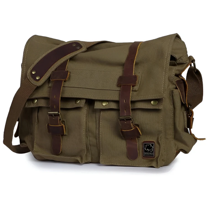 Open UrbanTrail crossbody tas toont ruime opbergruimte voor al je benodigdheden. Perfecte mannen reistas.