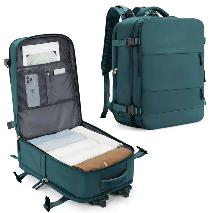 Duurzame en lichtgewicht handbagagekoffer, makkelijk mee te nemen als reisaccessoire op elke vlucht.