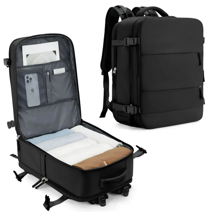 Lichtgewicht en compacte handbagagekoffer met ruime capaciteit, voor al je reisbenodigdheden.