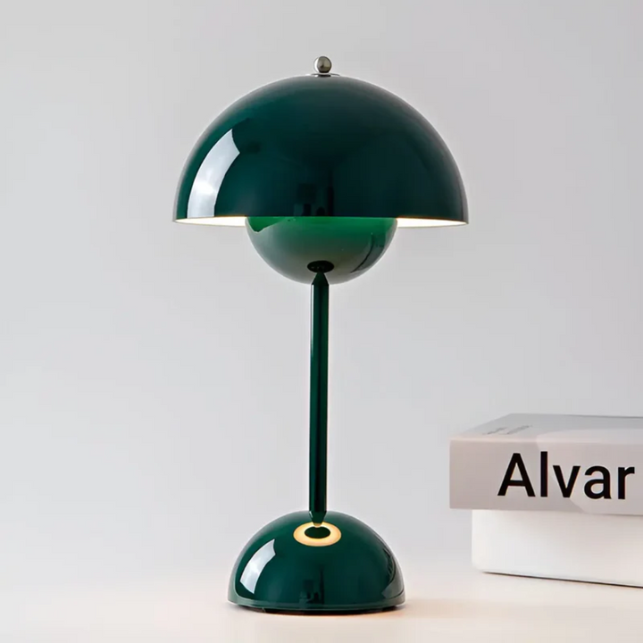 Sfeervolle draadloze designlamp NordicBeam, ideale scandinavische tafellamp voor binnen en buiten.