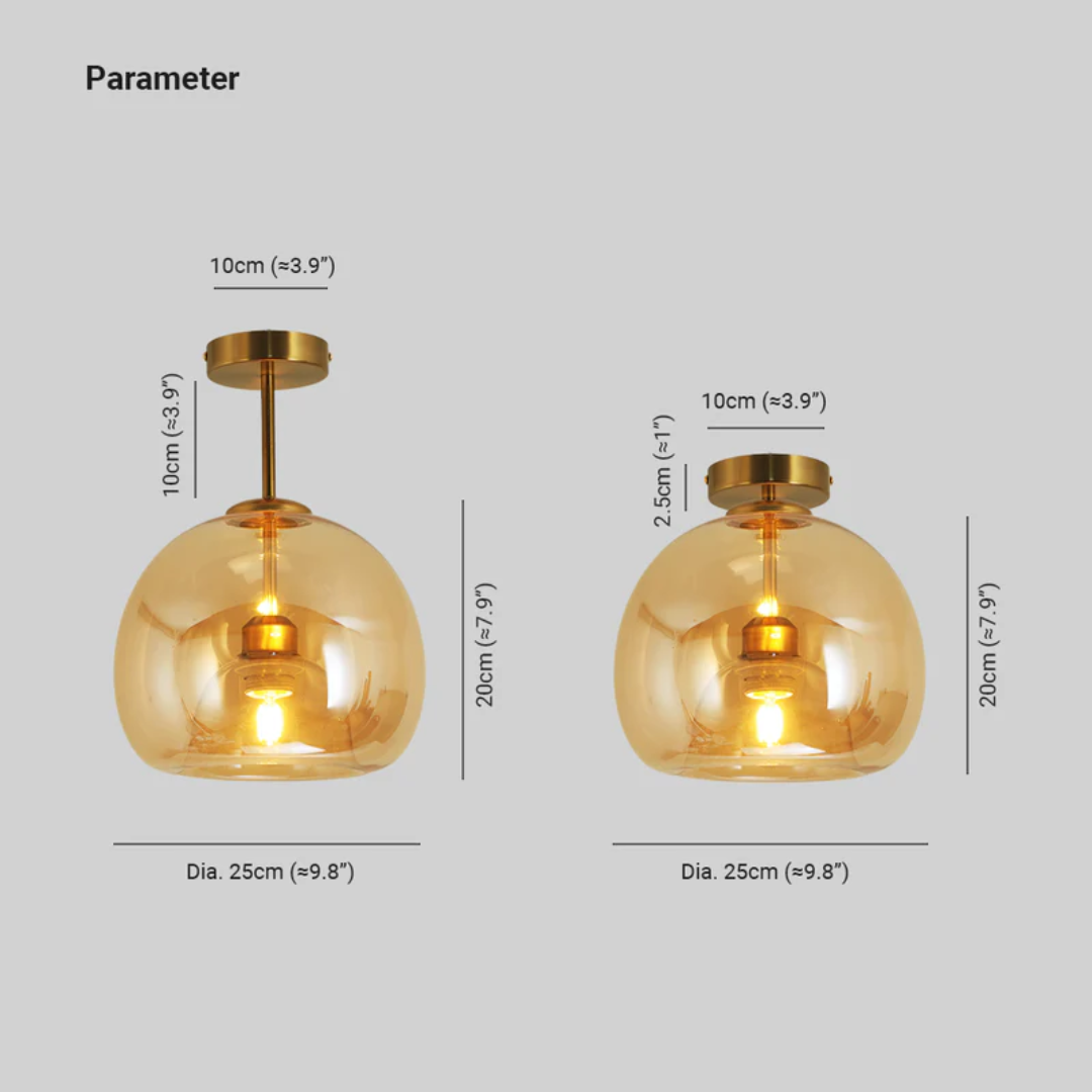 Elegante gouden ronde LED plafondlamp Aurelia; sfeervolle verlichting voor elke kamer.