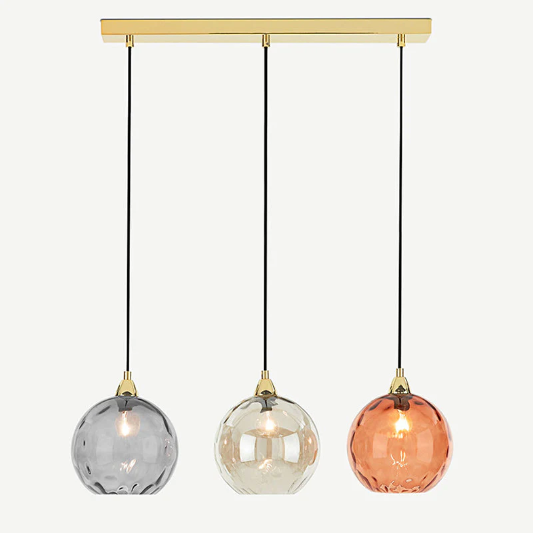 Verstelbare design plafondlamp, 3 moderne lampen, voor optimale sfeer en verlichting.