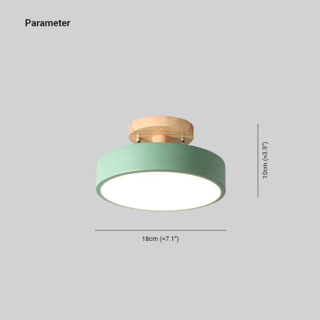 Veelzijdige ronde LED plafondlamp Nova, geschikt voor diverse woonstijlen.