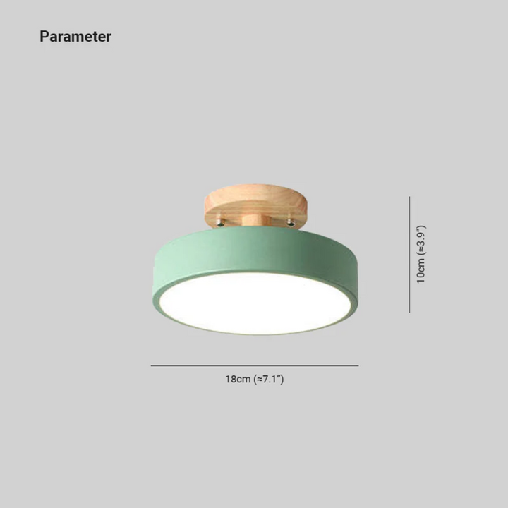 Veelzijdige ronde LED plafondlamp Nova, geschikt voor diverse woonstijlen.