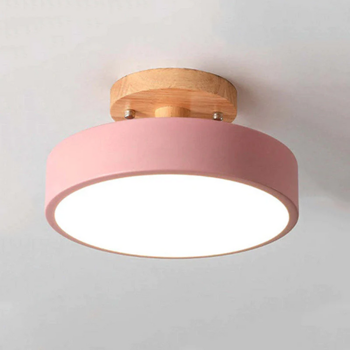 Luxe Nova design plafondlamp, ronde vorm en energiezuinige LED technologie.