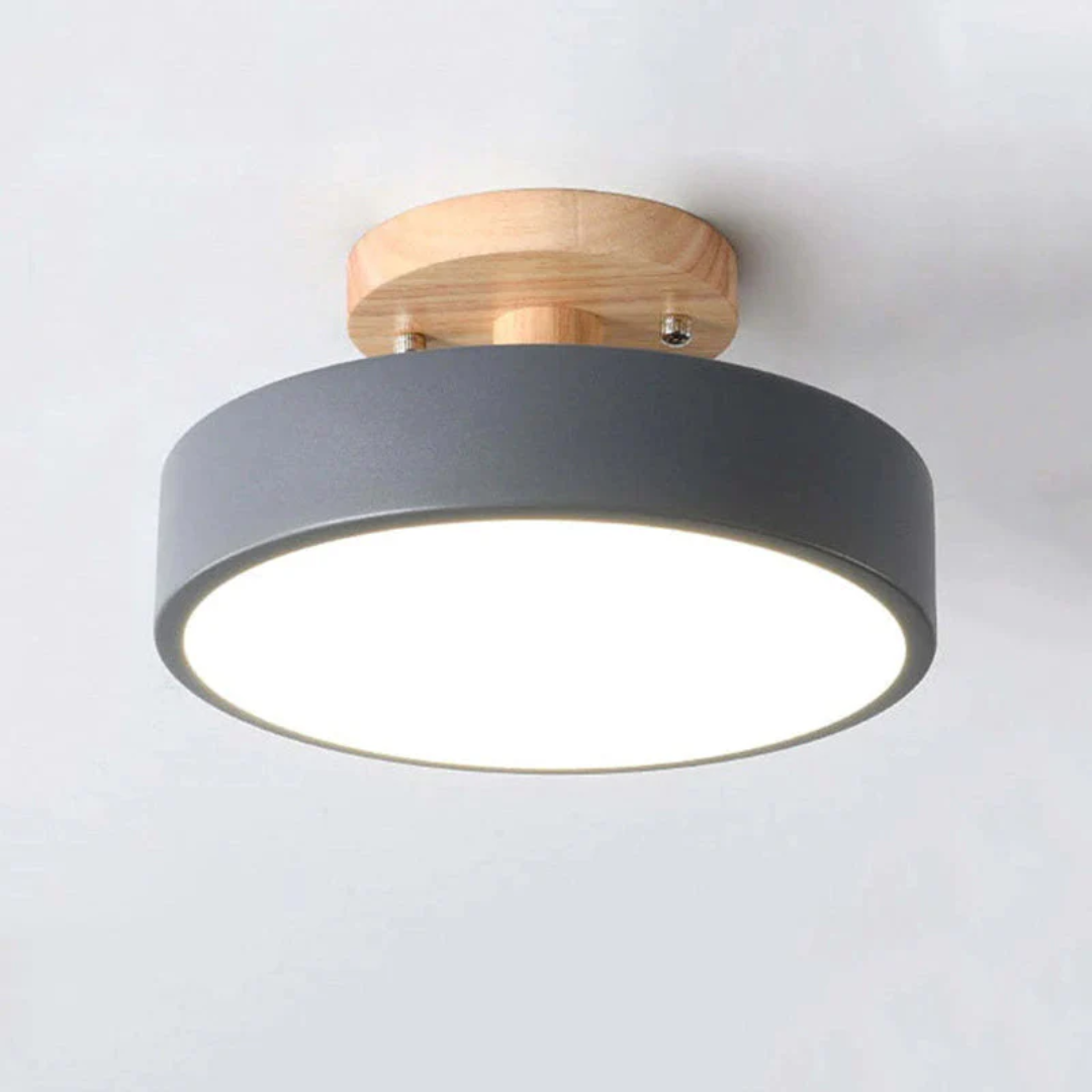 Strakke ronde Nova plafondlamp, heldere LED verlichting voor uw interieur.