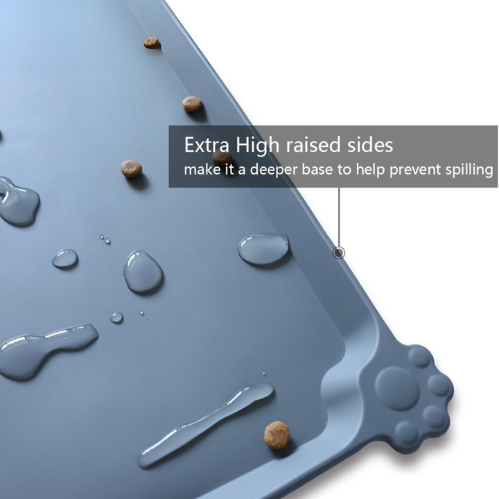 Extra grote waterdichte voerbakmat, perfect voor meerdere huisdieren of grote honden en katten.
