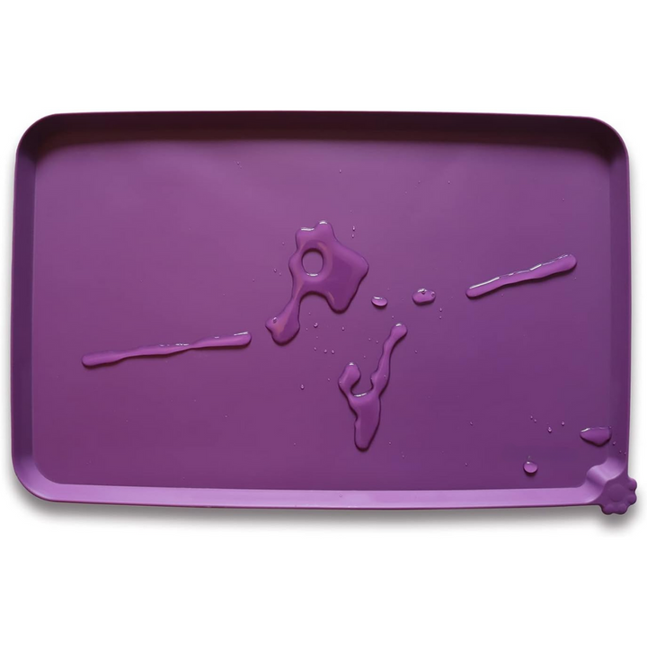 Antislip voerbakmat voor honden en katten. Houdt de voerbak op zijn plek en de vloer schoon.