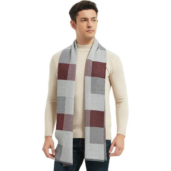 Deze luxe Ryan kasjmier sjaal is een must-have winter accessoire voor mannen. Garandeert warmte en stijl.